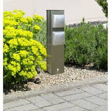 Edelstahlsteckdosensa Ule 2 Fach Steckdose Garten Steckdosen Licht Box