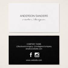Black And White Business Card Classic Clean Professional Black White Business Card Elegant Gifts Gift Ideas Cust White Business Card White Business Card Minimalist Business Card Black