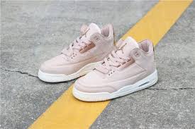 Nike Air Jordan 1 Mid Black Particle Grey White Nike Air Jordan 3 Iii Pink White Unisex Basketball Shoes Air Jordans Jordan 3 Air Jordan 3