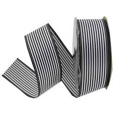 Black And White Striped Ribbon Hobby Lobby Great Black And White Striped Ribbon For Christmas Decorating Satin Stripes Satin Ribbon Black And White