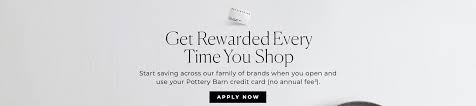 Pottery Barn Credit Card Pottery Barn