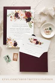 Invitation Suite Fall Winter Fall Wedding Winter Wedding Etsy Burgundy Wedding Invitations Fun Wedding Invitations Fall Wedding Invitations