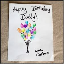 Diy Birthday Card For Father From Son Birthday Crafts For Dad From Toddler Crafting Dad Birthday Card Homemade Birthday Cards Diy Birthday Gifts For Dad