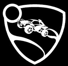 Black And White Rocket League Rocket League Logo Vinyl Decal Rocket League Rocket League Logo Rocket