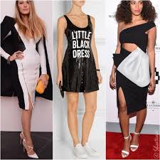 What Color Shoes To Wear With Black And White Dress Womens Fashion Dresses Cocktail Cocktail Dresses With Sleeves Womens Fashion Casual College