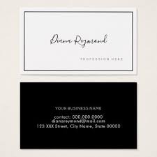 Black And White Signature Black And White Signature Prof Minimalist Business Card Zazzle Com Minimalist Business Cards Business Card Minimalist Business Cards Elegant