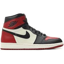 Air Jordan 1 Retro High Og Black And White And Red Nike Air Jordan 1 Retro High Og Bred Toe Black White Red 185 Liked On Polyvore Featuring Shoes Nike Nike Air Jordans Best Sneakers Air Jordans Retro