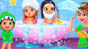 Fun Baby Care Kids Game Play Bath Feed Dress Up Babysitter Craziness Fun Games For Kids Babysitter Cool Baby Stuff