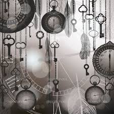 Black And White Photoshoot Background Vintage Black And White Background For Time Concept With Watches Feathers And Keys Black And White Background Black And White White Background