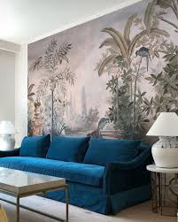 Ananbo On Instagram Merci Estudiomariasantos Papier Peint Le Jardin Aux Oiseaux Ananbo Earthy Living Room Decor Interior Design Home Wallpaper