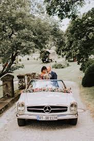 Make Up Artist Hairstylist Theodora Skalkou Make Up Artist Hairstylist Wedding Getaway Car Wedding Car Decorations Bridal Car