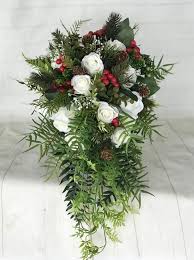 Wedding Bouquetbridal Bouquetwinter Bouquet Greenery Etsy Christmas Wedding Bouquets Christmas Bouquet Winter Bouquet