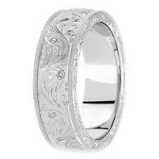 Wedding Band 14k White Gold 7 Mm Men S Antique Wedding Ring Antique Wedding Rings Wedding Rings Antique Rings