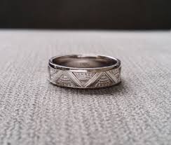Your Place To Buy And Sell All Things Handmade Art Deco Wedding Band Rings Mens Wedding Bands Art Deco Wedding Rings