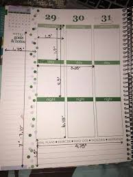 Erin Condren Planner Measurements Google Search Life Planner Stickers