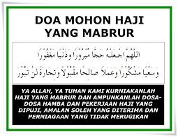 Doa Mohon Menjadi Haji Mabrur Bahasa Arab Dan Artinya Doa Bahasa Arab Allah