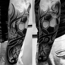Black And White Calf Tattoos For Men Top 87 Soccer Tattoo Ideas 2020 Inspiration Guide Soccer Tattoos Tattoos For Guys Forearm Sleeve Tattoos