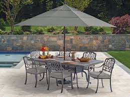 Cadiz 7 Pc Cast Aluminum Dining Set Fortunoff Backyard Store