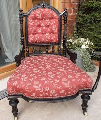 Antique Victorian Nursing Bedroom Chair Designer Fabric By Ellajenkinsdesigns On Etsy Chair Nursing Chair Bedroom Chair