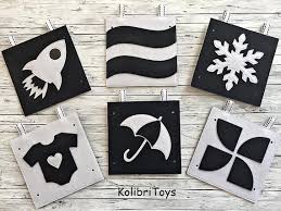 Black And White Baby Toys Etsy High Contrast Baby Toy For Newborn Montessori Baby Toy Black Etsy Montessori Baby Toys Newborn Toys Gender Reveal Gifts