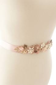 Bridal Sash Vintage Style Wedding Sash Wedding Accessory Vintage Wedding Sash Blush Wedding Sash Rose G Wedding Belts Bridal Belt Wedding Accessories