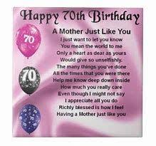 70th Birthday Sayings For Mom Image Result For Happy 70th Birthday Mama Quotes And Images Happy 70 Birthday 70th Birthday Poems Birthday Poems