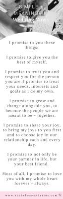 Simple And Meaningful Wedding Vows Beach Wedding Vows Beachweddings Wedding Vows Vows Marriage Vows
