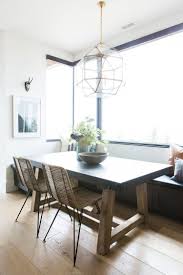 Rustic Modern Dining Modern Kitchen Tables Kitchen Table Lighting Dining Room Banquette