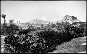 Athenes 1869 Akropolis Museion L Olympieion Ou Temple De Zeus Olympien Et Les Jardins Royaux Monument Valley Athens Natural Landmarks