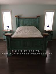 Rustic Turquoise Bedroom Set Http Www Rusticfurnitureoutlet Ca Rusticturquoiseb Html Rustic Bedroom Furniture Rustic Bedroom Bedroom Design