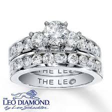 10 Stunning Bridal Sets From Kay Jewelers Leo Diamond Engagement Ring Diamond Bridal Sets Engagement Earrings