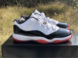Black And Red Patent Leather Jordans 11 2020 Air Jordan 11 Low Concord Bred Av2187 160 In 2020 Air Jordans Air Jordan 11 Low Jordan 11