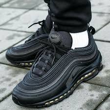 All Black Air Max 97 Mens Rs 3499 With Ship Nike Airmax 97 Sizes 41 To 45 Available Swipe For Live Pics N Video Airmax Nike Air Nike Air Max 97 Nike Air Max Air Max 97