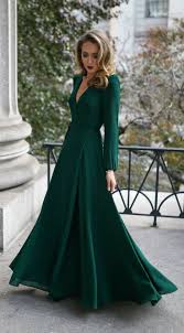 30 Dresses In 30 Days Black Tie Wedding Guest Emerald Green Long Sleeved Flo Dresses Formal Elegant Long Sleeve Maxi Evening Dress Black Tie Wedding Guests