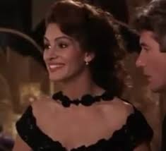 Vivian Julia Roberts Dons A Gorgeous Black Lace Cocktail Dress Pretty Woman 1990 Pretty Women Dresses Black Lace Cocktail Dress Black Cocktail Dress
