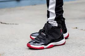 Black And Red Patent Leather Jordans 11 Air Jordan 11 Bred Cdp On Feet Video Sneaker Review Air Jordan 11 Bred Jordan 11 Bred Air Jordans