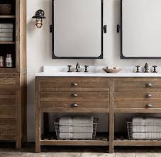 Printmaker S Double Vanity Sink Restoration Hardware Bathroom Restoration Hardware Bathroom Vanity Bathroom Vanity