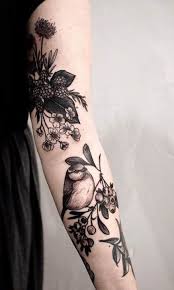 Bird And Rose Tattoo 33 Ideas Tattoo Arm Bird Flower Beautiful For 2019 Bird Tattoos Arm Birds Tattoo Arm Tattoo