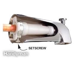 How To Replace A Bathtub Spout Faucet Repair Replace Bathtub Faucet Bathtub Spouts