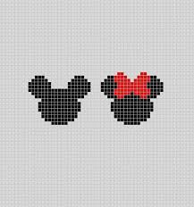 Silueta De Minnie Y Mickey Mouse Pixel Art Patterns Mickeymouse Party Disney Cross Stitch Patterns Disney Cross Stitch Cross Stitch Family
