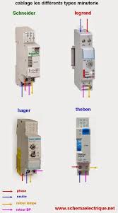 Branchement Minuterie Hager Schneider Le Grand Schema Electrique Maison Schema Electrique Electricite Maison