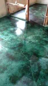 Emerald Green Flooring Green Flooring Stained Concrete