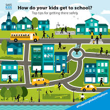 Today Is The Last Day Of The First Week Of School For Our Kids Did Your Kids Start School Already Keep Your Kids Safe To And From S City Maps Design