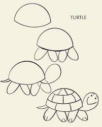 25 Dessins Faciles A Faire Pour Debutant Dessin De Tortue Dessins Mignons Dessins Faciles