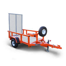 Ohio Steel Industries Inc Or Barreto Lawn Garden Trailer 3x5 Rental The Home Depot