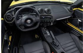 2017 Alfa Romeo 4c Coupe Interior Alfa Romeo 4c Alfa Romeo First Drive