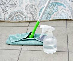 Using A Solution Of Water Baking Soda And Vinegar Will Lift Any Dirt And Grime That Is On Your Tile Floor Cleaning Tile Floors Vinegar Cleaning Cleaning Hacks