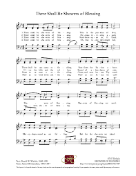 There Shall Be Showers Of Blessing Gospel Song Lyrics Hymn Music Faith Songs