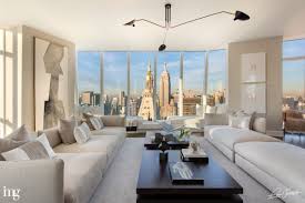 Sleek Muted Interior Img Nyc White Bedroom Modern Home Minimalist Living Room