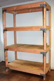 Diy 2x4 Shelving Unit Diy Storage Shelves Diy Wood Shelves Garage Storage Shelves